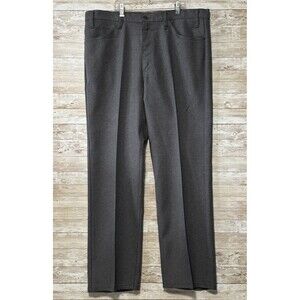 VTG Levis Pants Mens 38x30 Gray Dacron Polyester Straight Gray Tab Made in USA